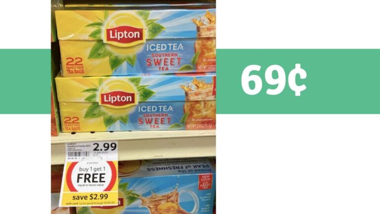 Lipton Tea Coupon | 69¢ Tea Bags At Bi-Lo &amp; Winn Dixie! :: Southern Savers