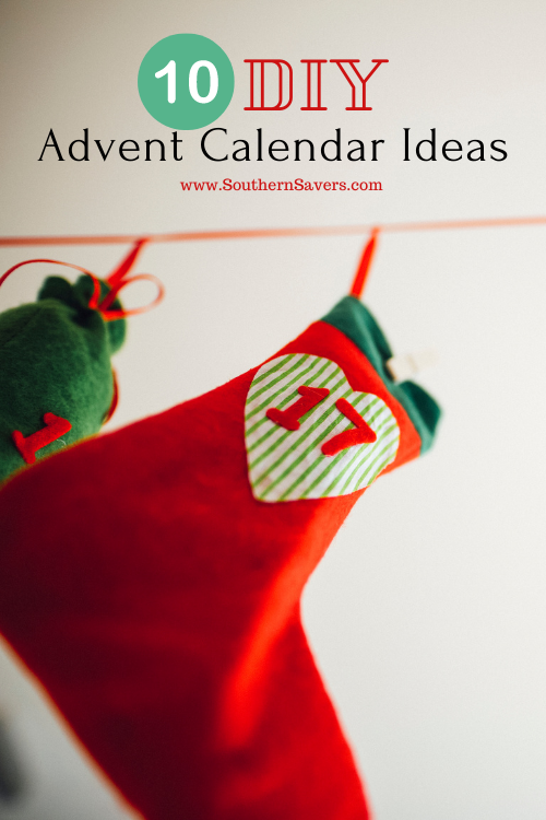 Count down the days of December until Christmas with one of these fun DIY advent calendar ideas! All of them should be relatively inexpensive, too!