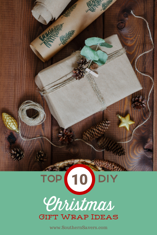 Ready to wrap gifts? Add an extra special touch to your presents this year with these top 10 DIY Christmas gift wrap ideas!