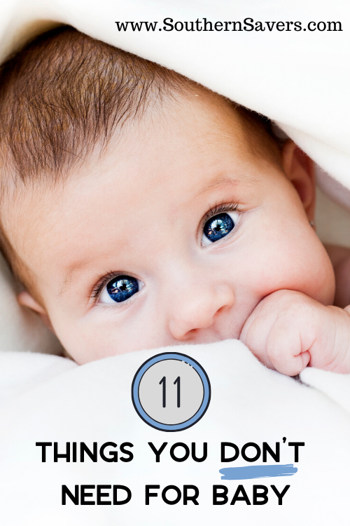 The baby care market is HUGE, and it can be tempting to think you need everything. But here is a list of 11 things you DON'T need for baby!