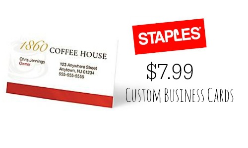 Staples Deal: 500 Custom Business Cards, $7.99 :: Southern ...