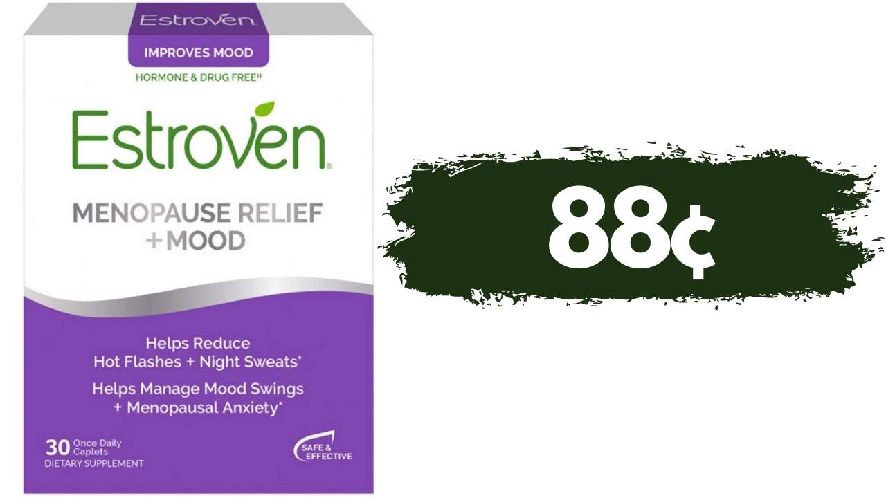 88¢ Estrovan Menopause Relief + Mood Save 10 Southern Savers