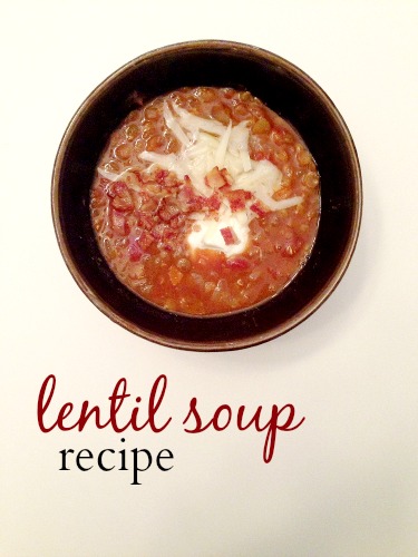 lentil soup recipe