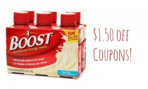 Boost Coupons | Nutritional Drinks for $7.99 :: Southern Savers