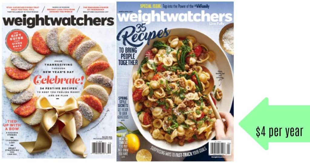 Weight Watchers Magazine 1 Year for 4 Southern Savers