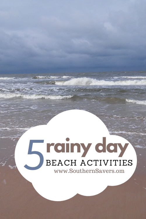 Here are some rainy day beach activities to keep the kids entertained if the weather during your vacation isn't cooperating!