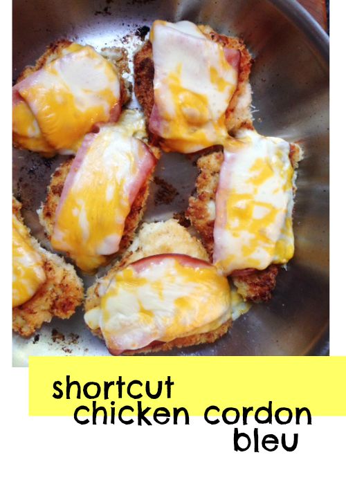 Frugal Recipe: Shortcut Chicken Cordon Bleu