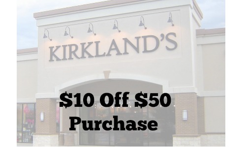 Kirkland's Coupon | $10 Off $50 Purchase + More ... on Kirkland's 30% Off One Item id=78496