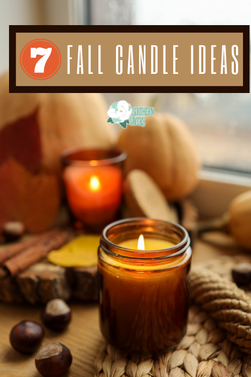 You can lighten up your home and create a cozy atmosphere without spending a lot of money with these 7 fall candle ideas, mostly using stuff you have!