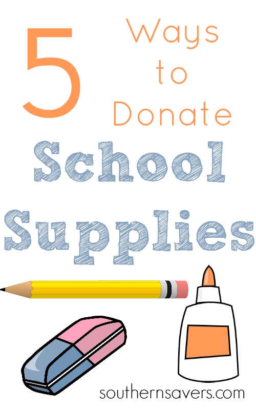 5 Ways To Donate School Supplies Southern Savers