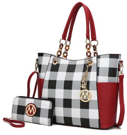 plaid bag