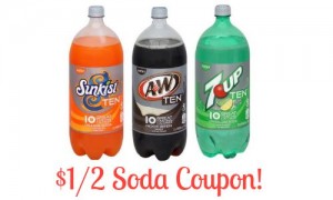Soda Coupon | 2 Liter Soda for 50¢ :: Southern Savers