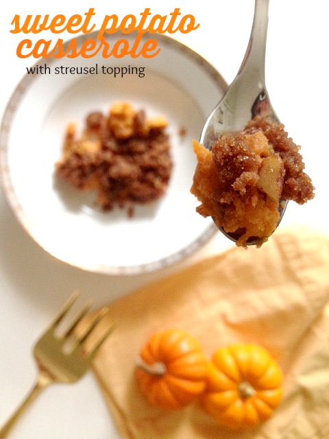 Frugal Recipe: Sweet Potato Casserole with Streusel Topping