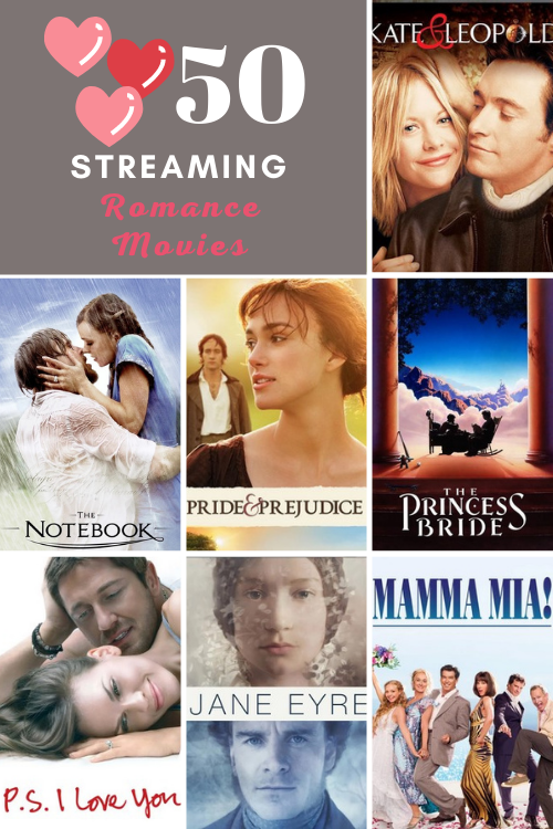 These days all I want to do is watch light and happy romance movies. Here is a huge list of streaming romance movies you can watch from home!