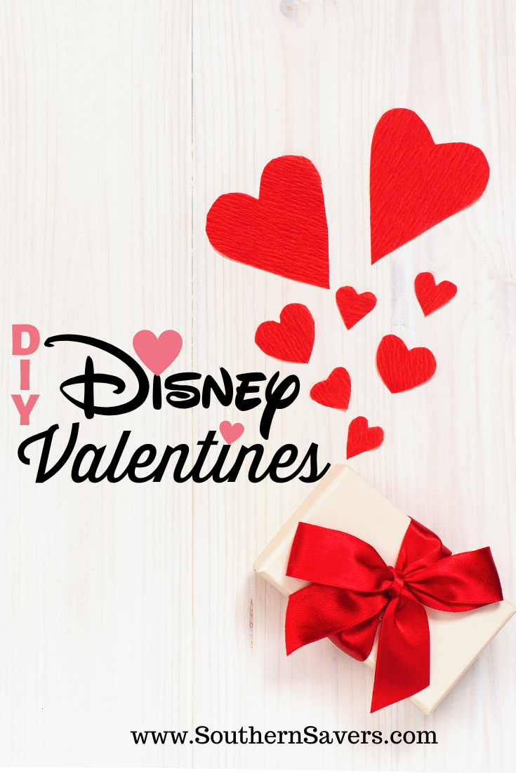 Save some money while still bringing big smiles with these DIY Disney valentines to help you along in your last-minute Valentine preparations.