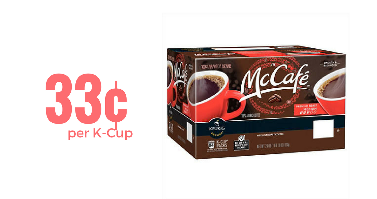 McCafe Coffee Coupon 33¢ per KCup Southern Savers