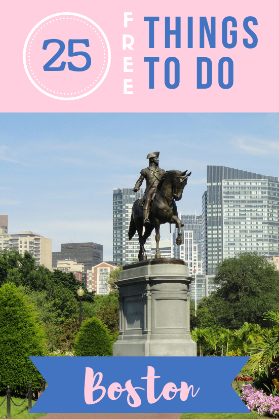 If you're traveling to New England and find yourself in Boston, check out my list of 25 free things to do in Boston, a historic city full of fun!