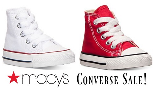 Macy's Sale: Converse Shoes for $20.99 