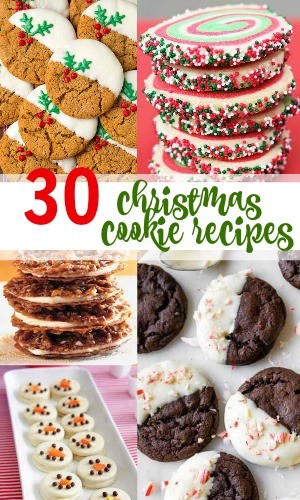 Christmas cookies can be simple and classic, but they can also be intricate and really creative. Here is a list of 30 Christmas cookie recipes!