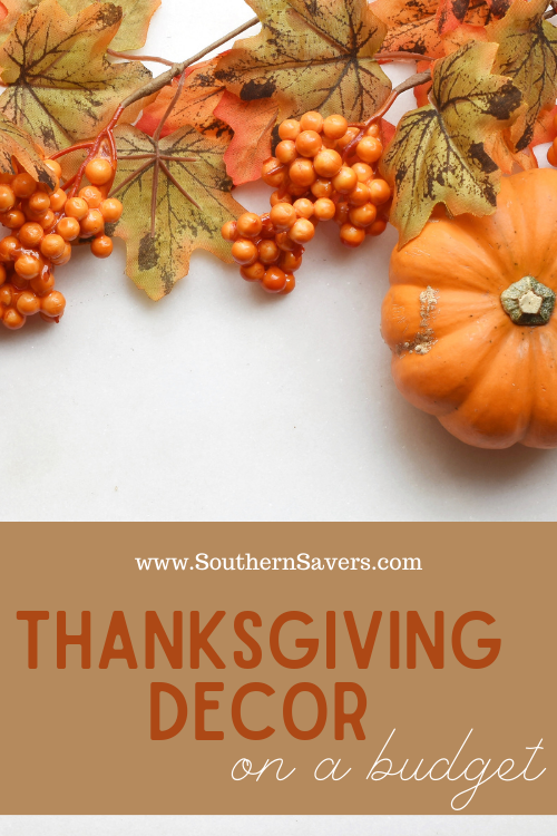 Even if you're on a tight budget, there are tons of ideas for simple and frugal ways to fill your home with Thanksgiving decor! 