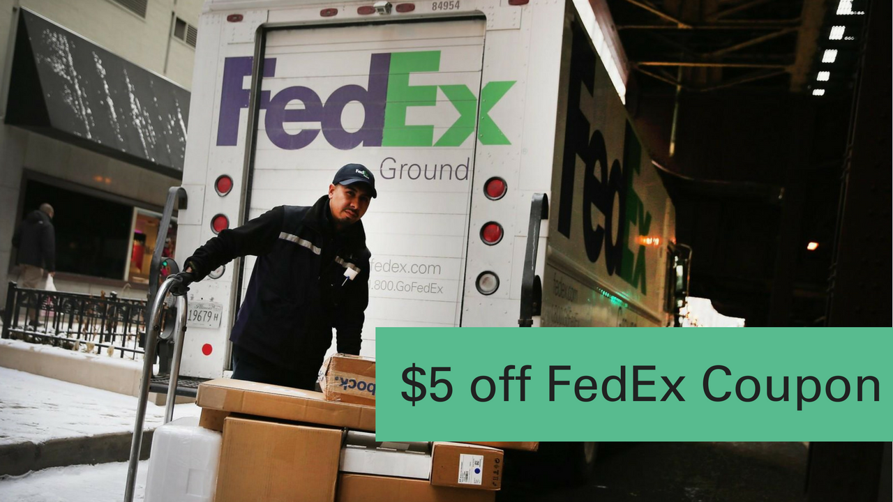 FedEx Coupon 5 off 15 Ground Shipment Southern Savers