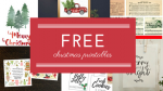 Free Christmas Printables to Frame as Decoration :: Southern Savers