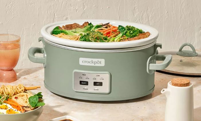 Crock-pot 6qt Programmable Slow Cooker With Sous Vide Oat Milk : Target