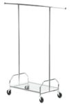 rolling clothes rack