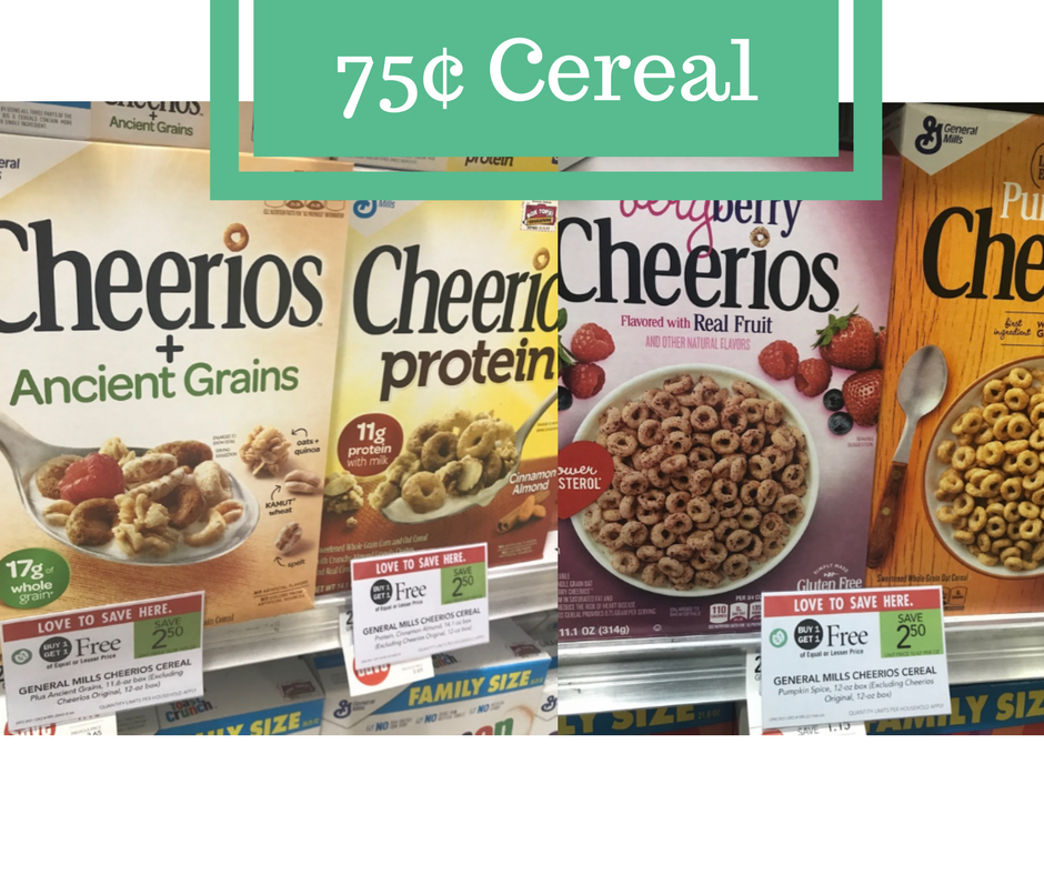 Cheerios Cereal, 75¢ Per Box at Publix! Southern Savers