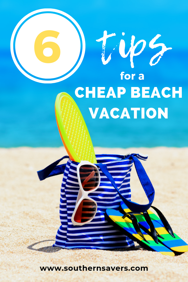 Heading to the beach doesn't have to be expensive. Here are my top 6 tips for a cheap beach vacation so you can make the most out of your time away!