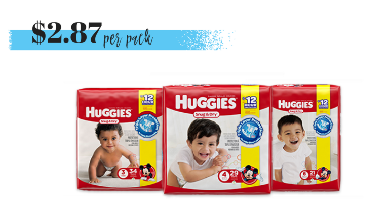 $3 off Huggies Coupon | $2.87 per Pack! :: Southern Savers