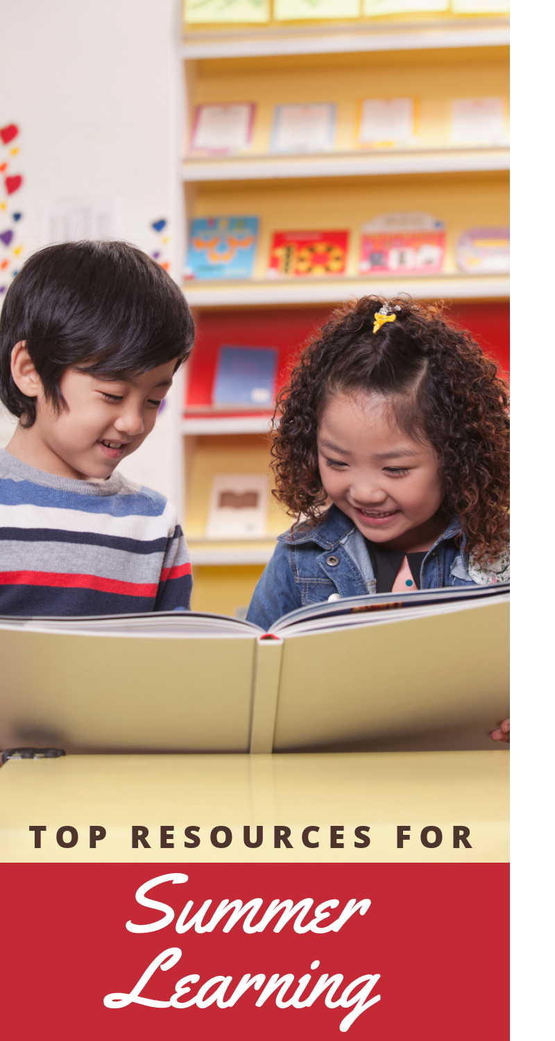 Whether the end of the school year finds your child behind or ahead on skills, you can use these top resources for summer learning to catch them up!