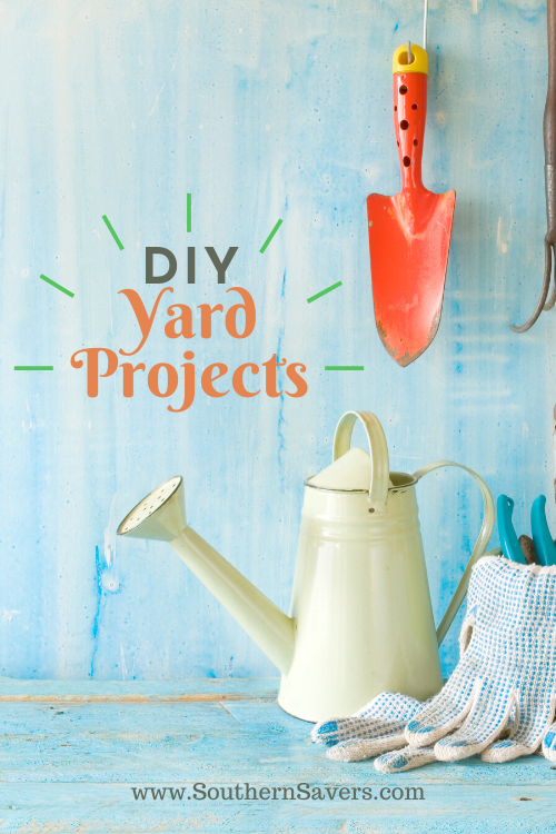 If you're like me, your garden may not lived up to all of your dreams, but there are lots of options for simple yard projects to beautify your space!