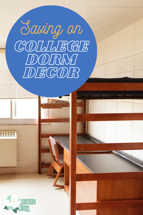 Your incoming freshman has their entire dorm decor picked out and you're only seeing dollar signs. Here are my tips for saving on college dorm decor!
