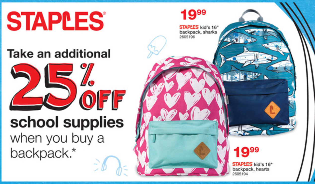 Staples Back To School Deals 7/97/15 Southern Savers