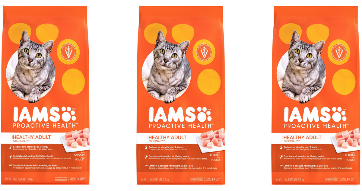 Iams Coupon Makes Cat Food 3.50 Per Bag Southern Savers