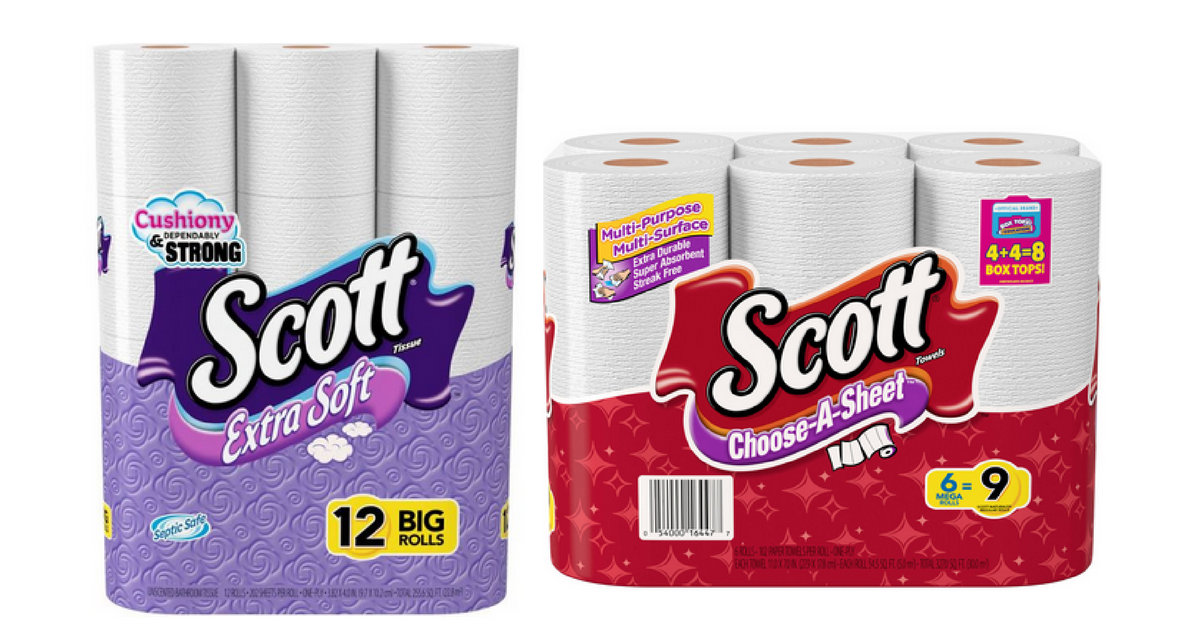 Scott Coupons Save on Paper Towels + More Southern Savers
