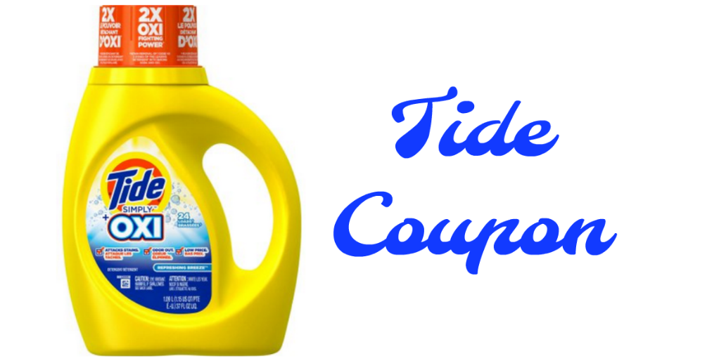 Tide Coupon 95¢ Simply Oxi Detergent Southern Savers