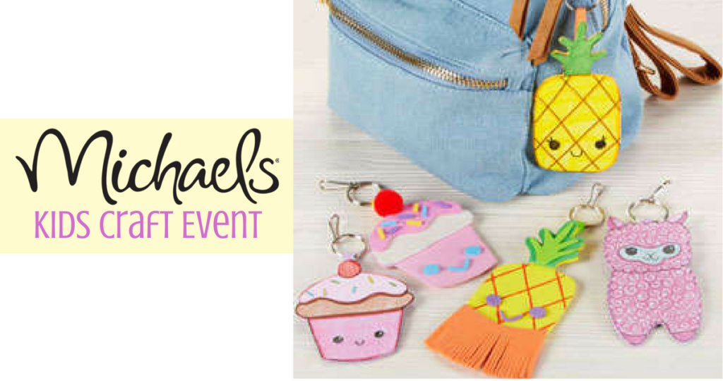 Michael's Kids Craft Event Create Kawaii Backpack Tags Southern Savers