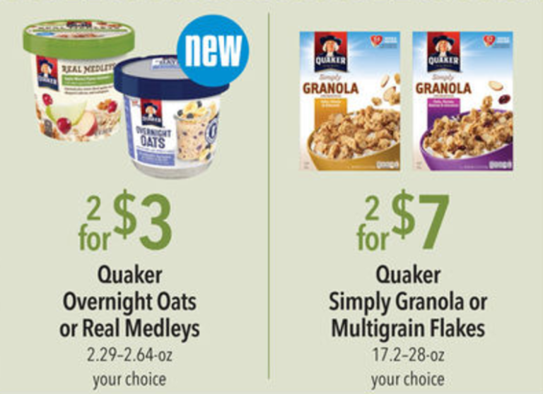 Quaker Coupons Perfect for New Publix Sale :: Southern Savers
