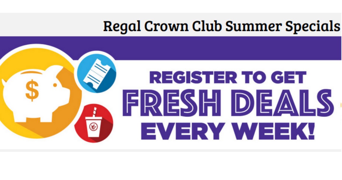 Regal Crown Club Free Movie Ticket Southern Savers
