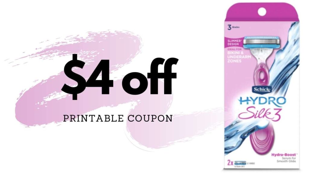 schick hydro printable coupon