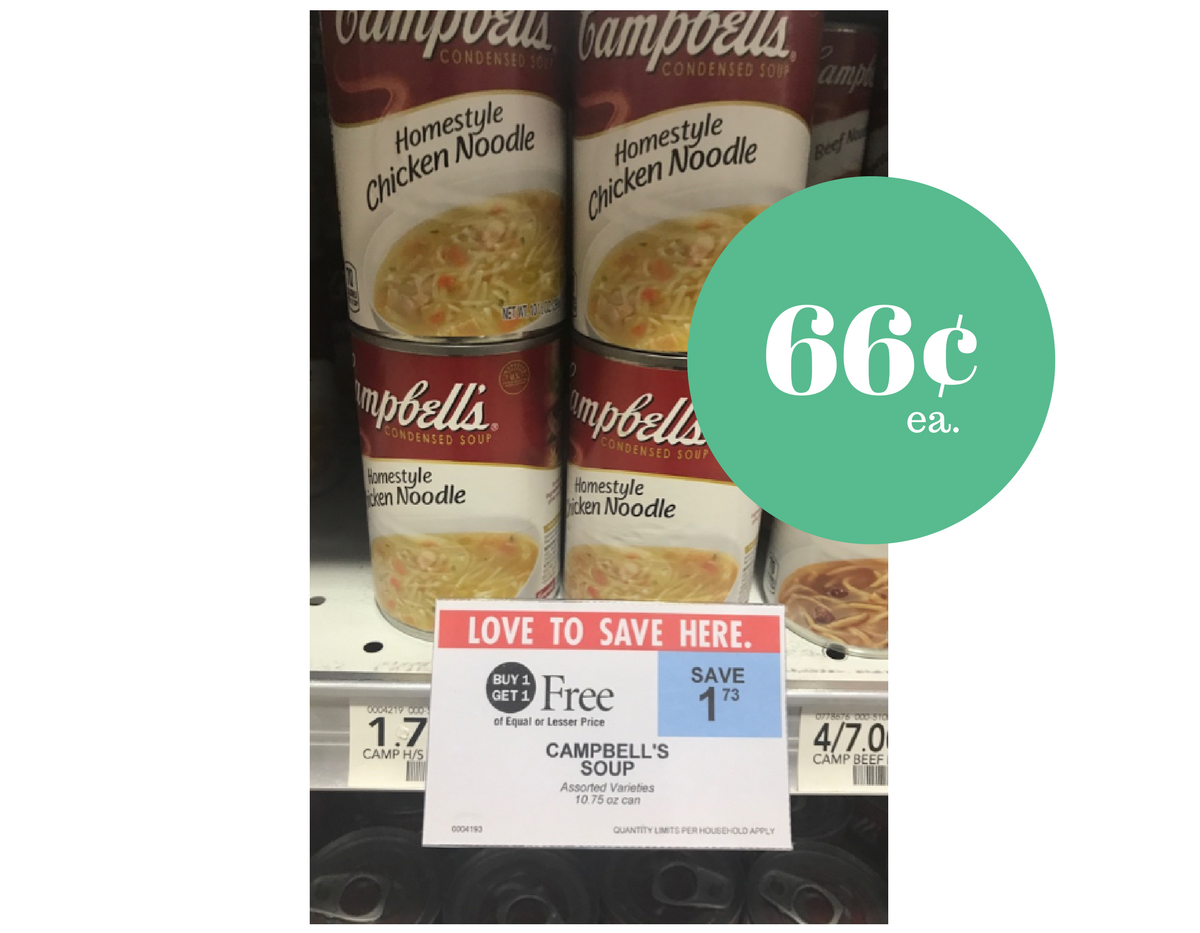 Publix Campbell's Soup Unadvertised BOGO Southern Savers