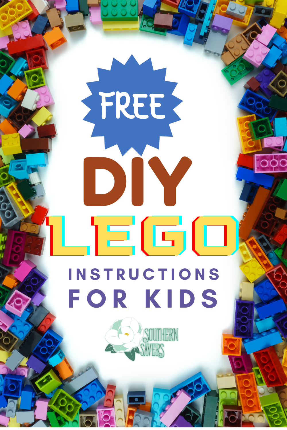 Have fun with your LEGOs without purchasing an expensive kit! These free DIY LEGO instructions for kids use basic bricks to make animals, vehicles and more!