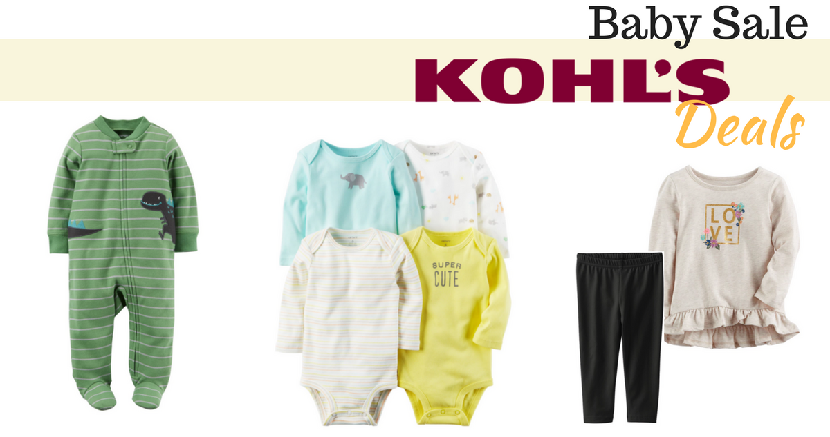 Kohls Baby Sale: Baby \u0026 Toddler Outfits 