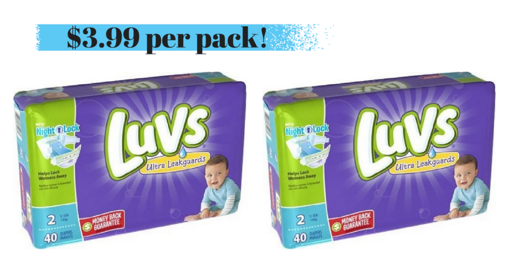 Luvs Jumbo Pack Diapers, 3.99 Southern Savers
