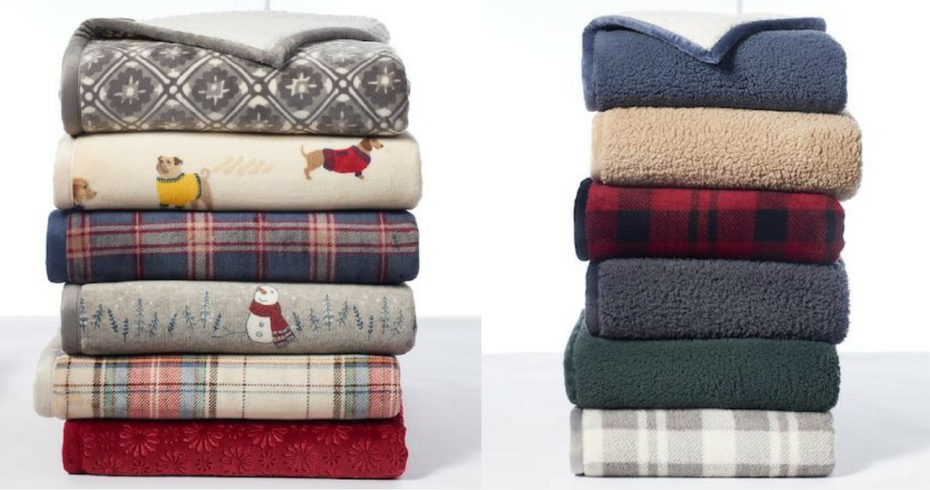 Cuddl Duds Sherpa Fleece Throws 17.99 (reg. 49) Southern Savers