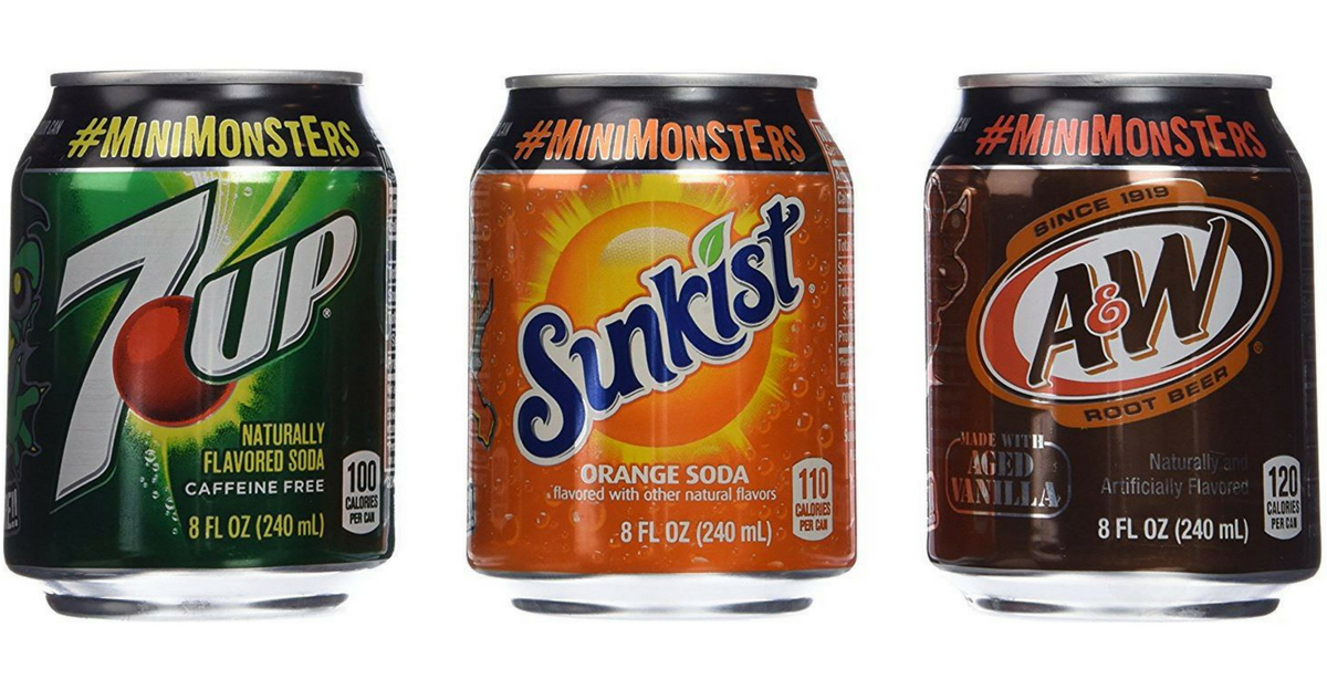 Soda Coupon  Makes October Themed Mini Cans $1.24 Per 