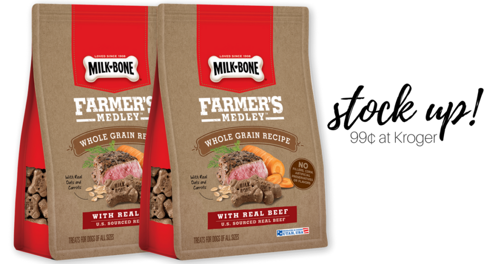 99¢ MilkBone Farmer's Medley Dog Treats Southern Savers