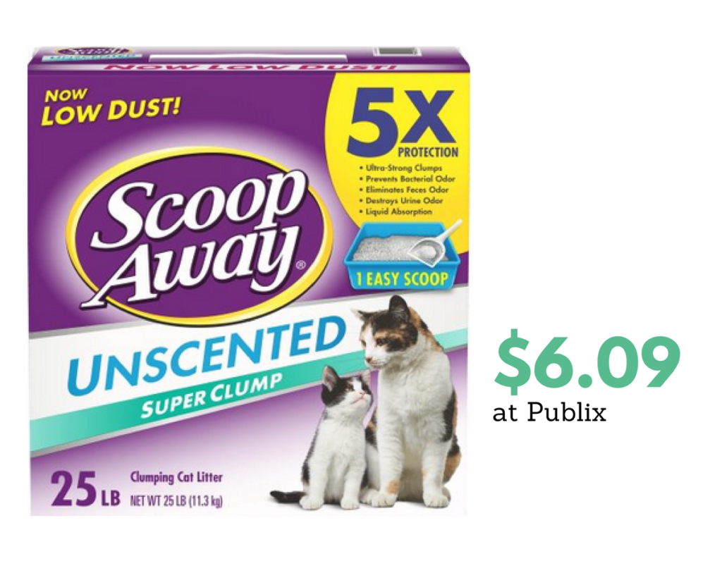 Scoop Away Cat Litter, 6.09 at Publix Southern Savers